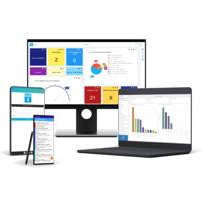4 écrans logiciel MAINTI4