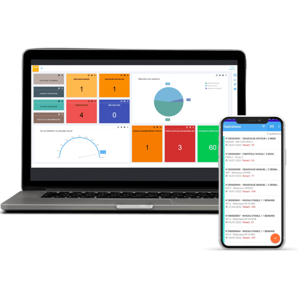 Logiciel de gestion de Lubrification PROGILUB TRIBOFILM GMAO